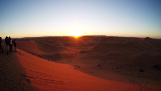 サハラ 日の出2015/01/01 サハラ 日の出2015/01/01