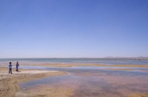 メルズーガ湖 砂漠地帯にある